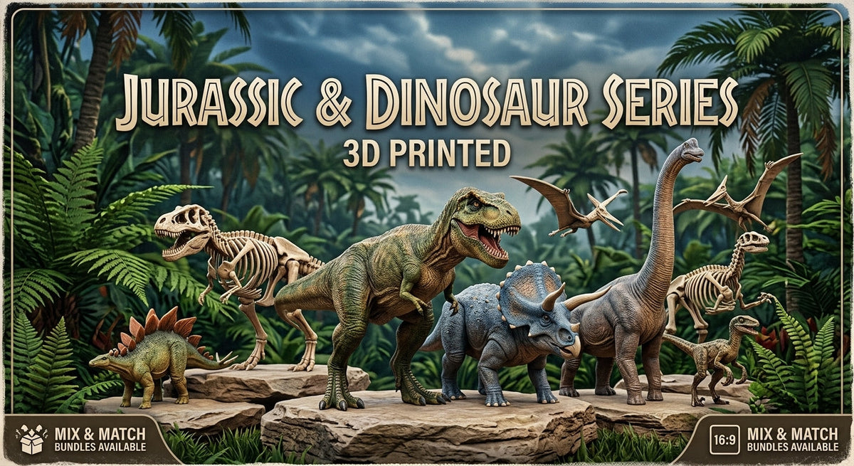 Jurassic & Dinosaur Series – 3D Printed
