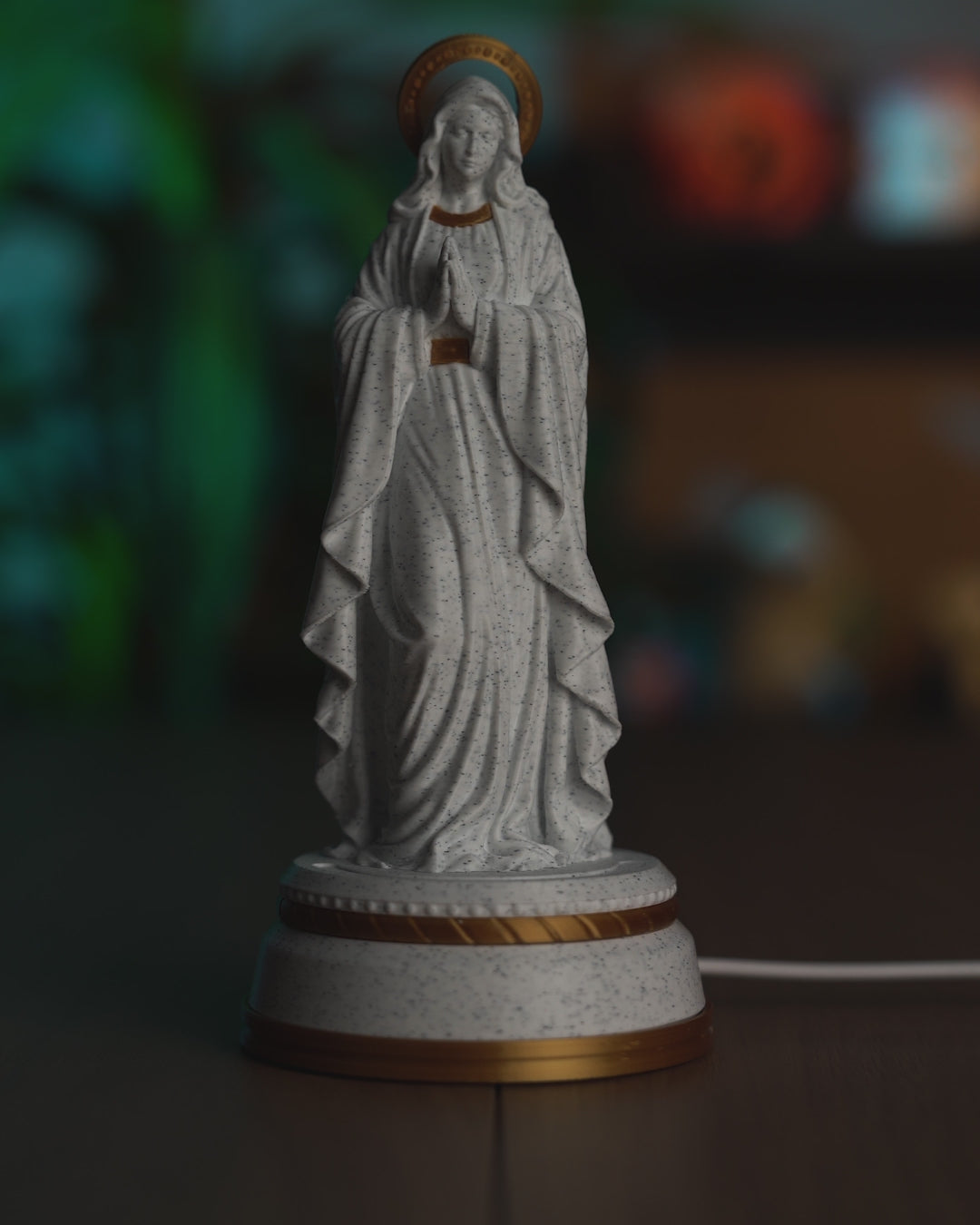 Our Lady Illuminated Statue