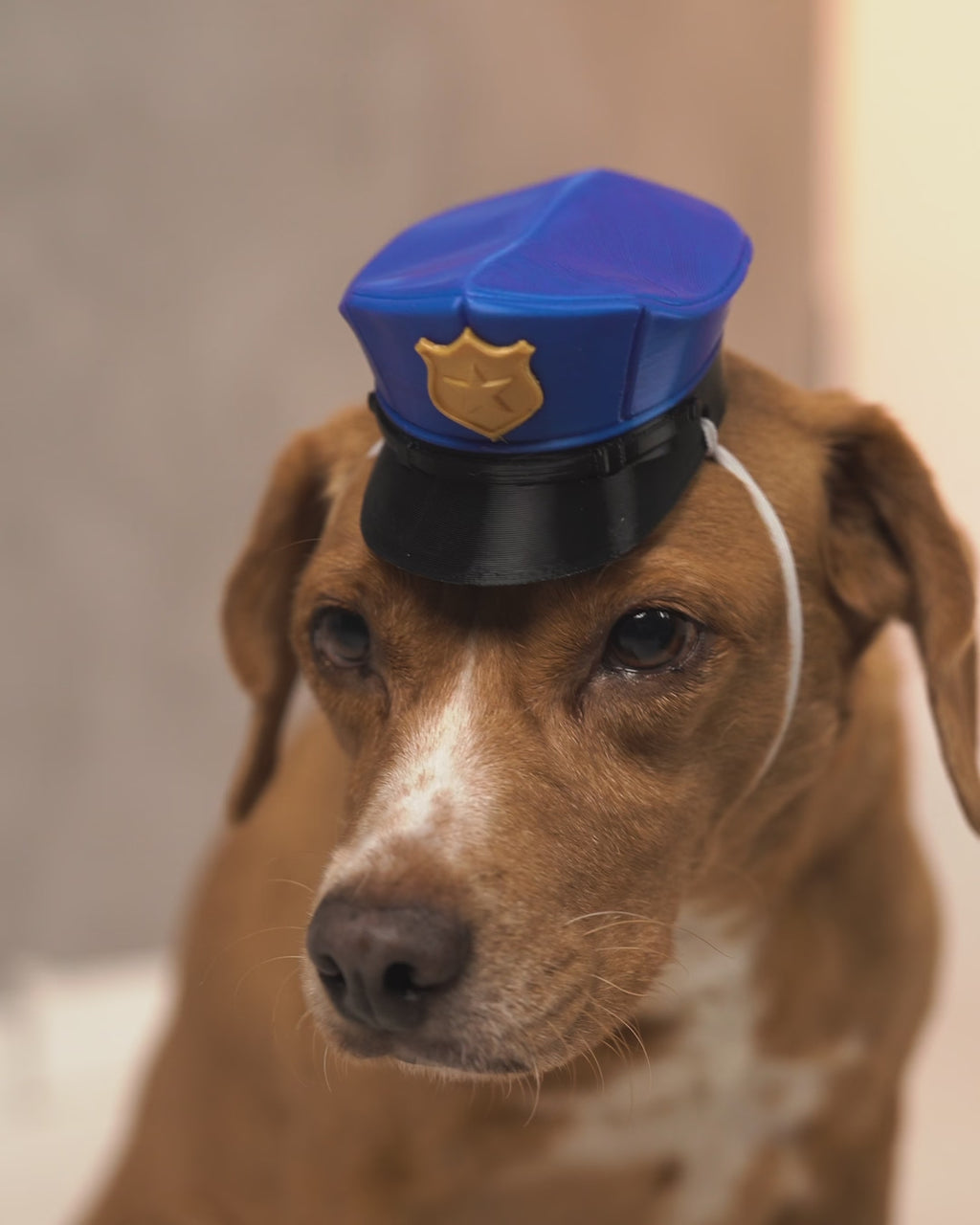 Officer Woof Police Hat Pet Costume