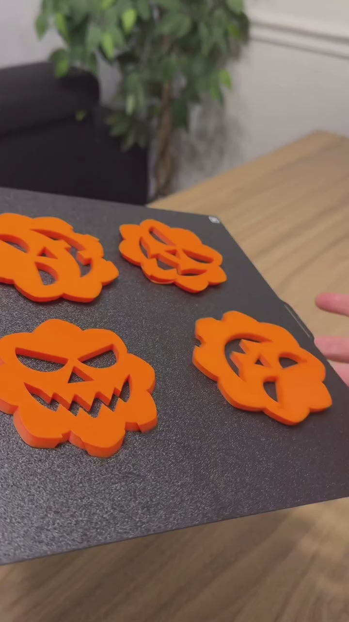 Pumpkin Coaster Set