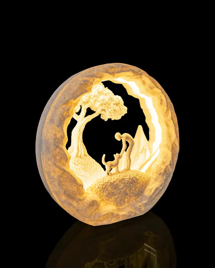 3D Printed Ambient Table Lamp - "Man's Best Friend" Edition