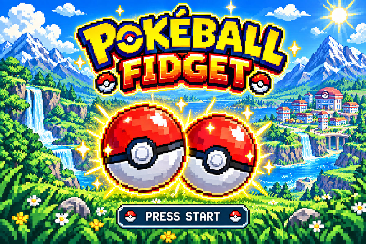 Pokéball Twisty Fidget - Articulated Pokeball
