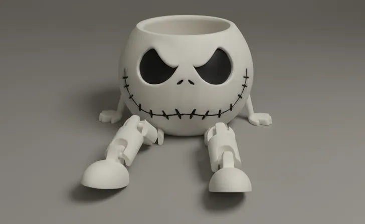 Halloween Candy Bowl - "Jack Skeleton Shelf Sitter"