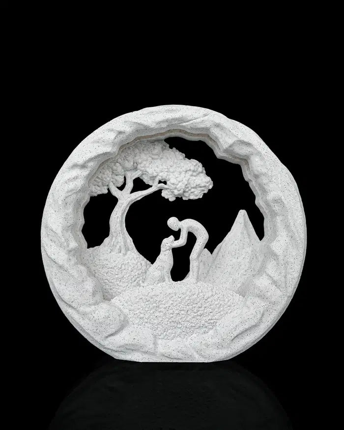 3D Printed Ambient Table Lamp - "Good Boy" Edition