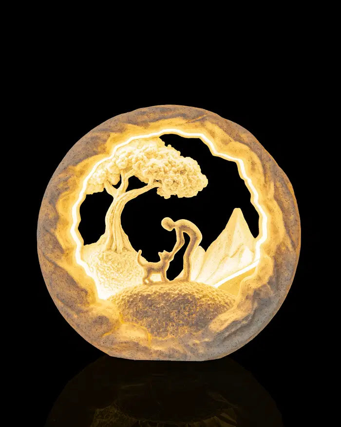 3D Printed Ambient Table Lamp - "Man's Best Friend" Edition