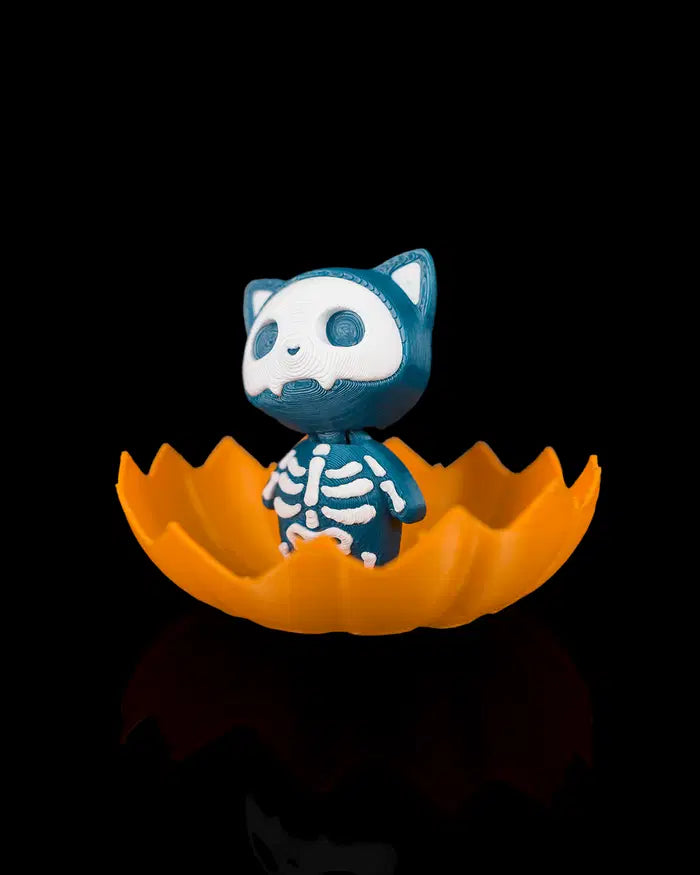 Surprise Pumpkin - Skeleton Cat Edition