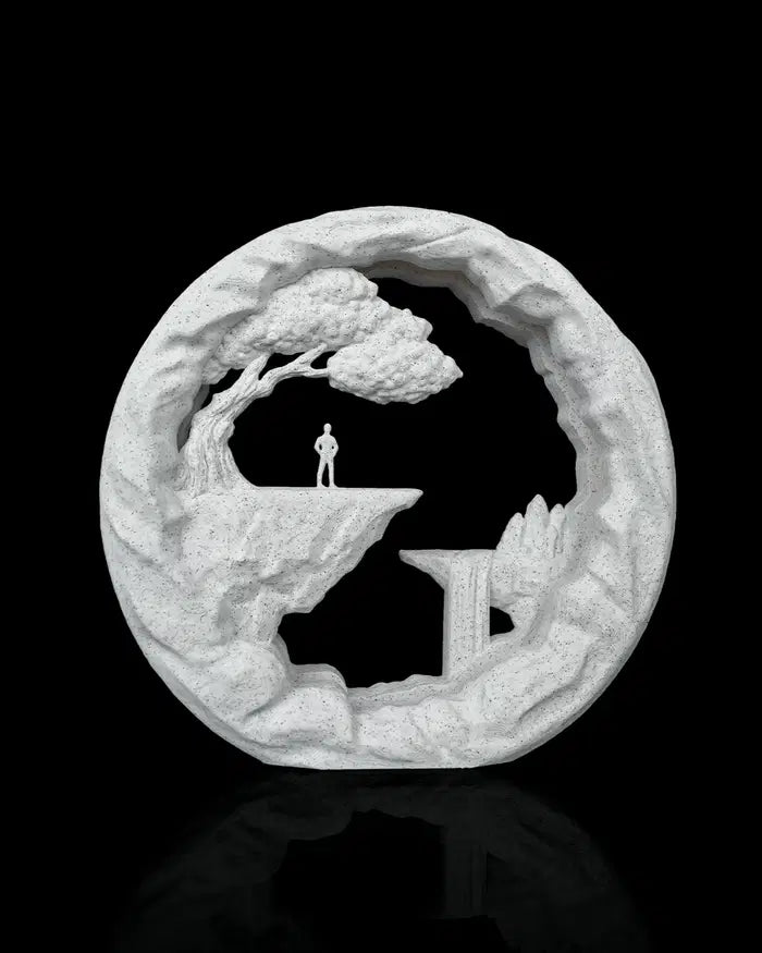 3D Printed Ambient Table Lamp - "The Wanderer"