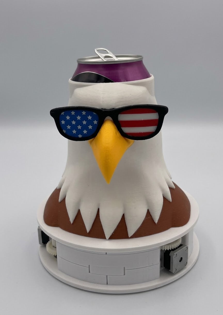 Patriot Eagle Can & Bottle Holder – USA Stars and Stripes Edition