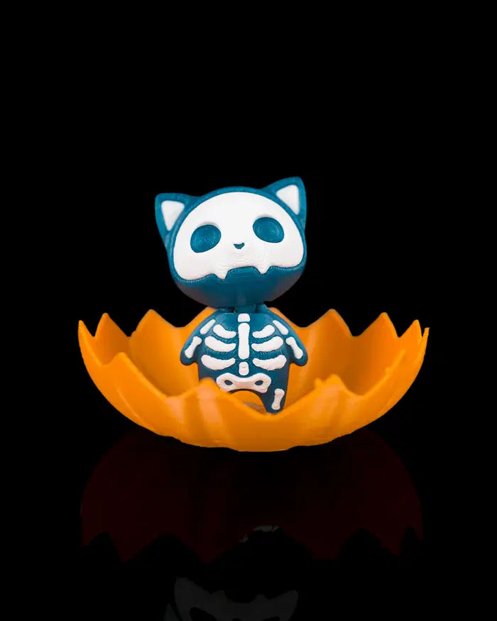 Surprise Pumpkin - Skeleton Cat Edition