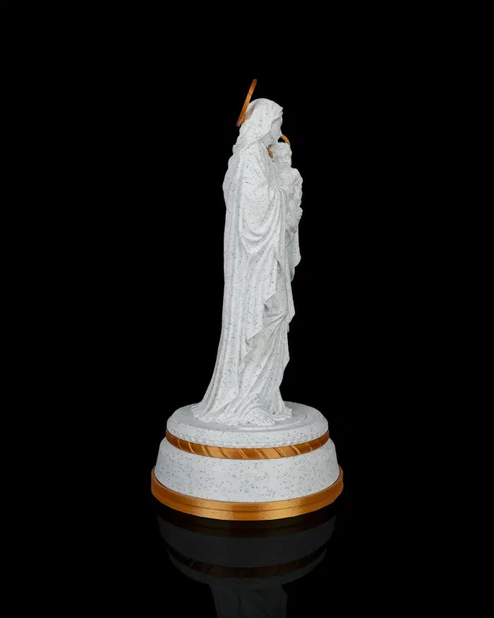 Mary and Child Illuminated Statue
