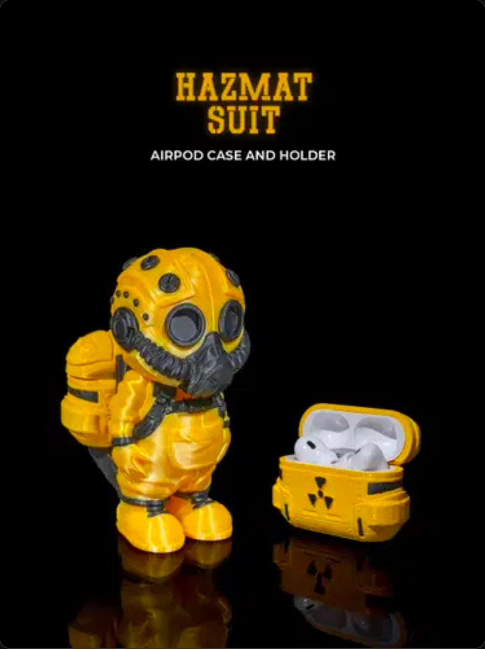 Hazmat Suit AirPods Case & Holder