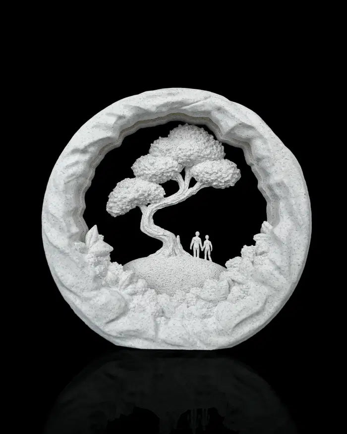 3D Printed Ambient Table Lamp - "Our Journey" Edition