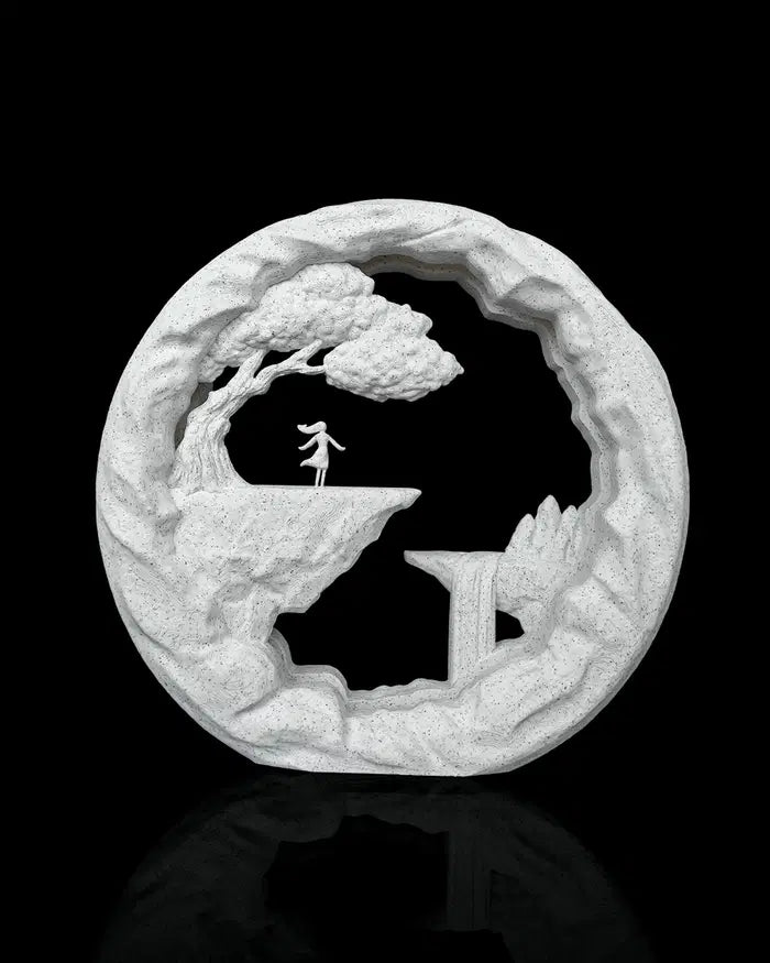 3D Printed Ambient Table Lamp - "The Dreamer"
