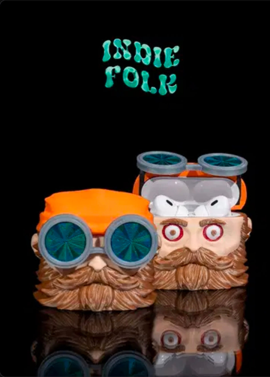 Indie Folk - Airpods case & holder