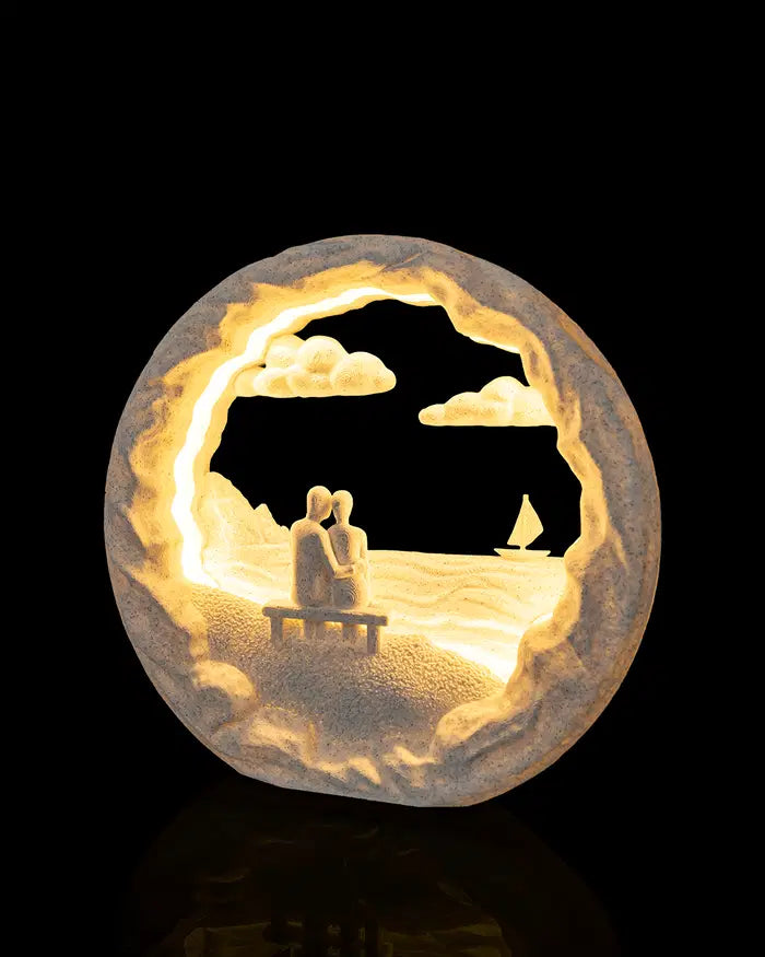 3D Printed Ambient Table Lamp - "Dockside Dream" Edition