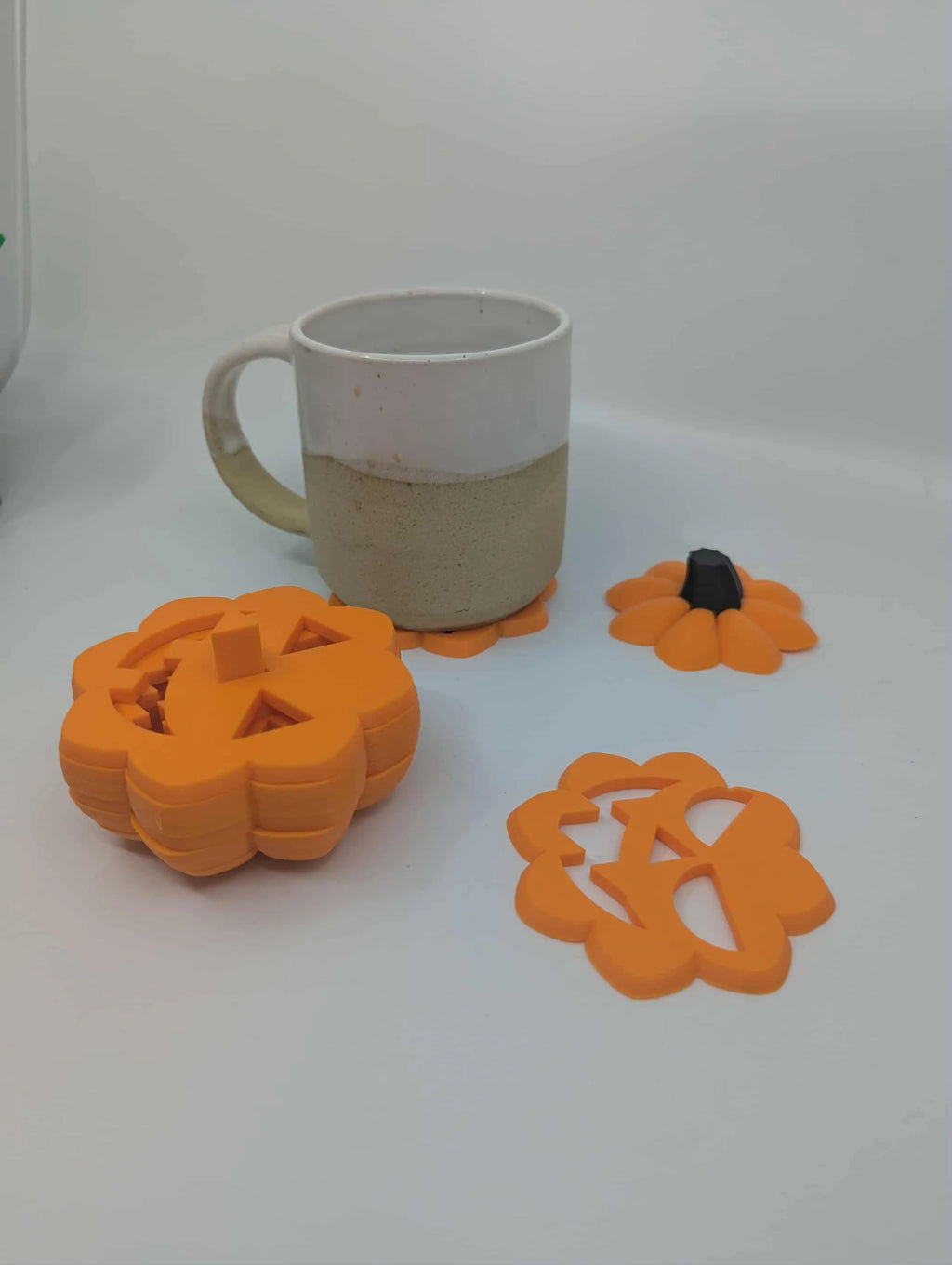 Pumpkin Coaster Set